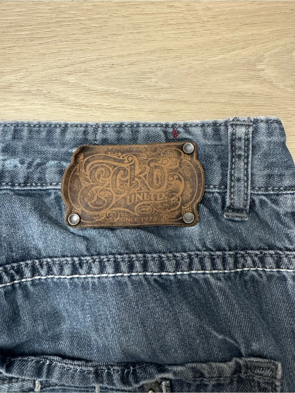Ecko Unltd Y2K Baggy Relaxed Fit Jeans Size 30
